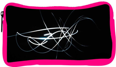 

Snoogg Eco Friendly Canvas White Lines In Black Designer Student Pen Pencil Case Coin Purse Pouch Cosmetic Makeup Bag (PINK) Pouch(Multicolor)
