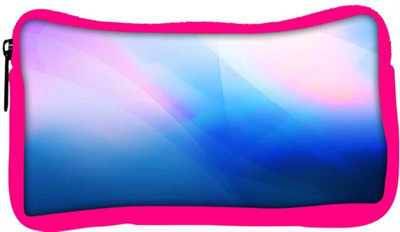 

Snoogg Eco Friendly Canvas Lite Blue Pattern Design Designer Student Pen Pencil Case Coin Purse Pouch Cosmetic Makeup Bag (PINK) Pouch(Multicolor)