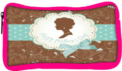 

Snoogg Eco Friendly Canvas Mothers Day Card Cute Vintage Frames With Ladies Silhouettes Student Pen Pencil Case Coin Purse Pouch Cosmetic Makeup Bag (PINK) Pouch(Multicolor)
