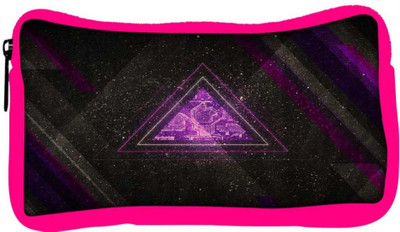 

Snoogg Eco Friendly Canvas Zoyd Dimensions Student Pen Pencil Case Coin Purse Pouch Cosmetic Makeup Bag (PINK) Pouch(Multicolor)