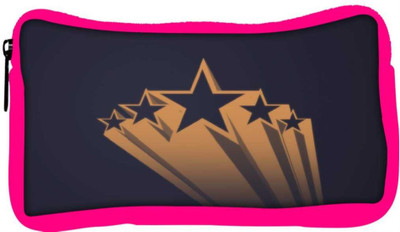 

Snoogg Eco Friendly Canvas Abstract Stars Designer Student Pen Pencil Case Coin Purse Pouch Cosmetic Makeup Bag (PINK) Pouch(Multicolor)