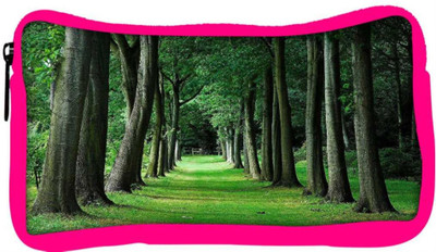 

Snoogg Eco Friendly Canvas Walking Way In Forest Designer Student Pen Pencil Case Coin Purse Pouch Cosmetic Makeup Bag (PINK) Pouch(Multicolor)