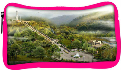 

Snoogg Eco Friendly Canvas Long Route Steps Designer Student Pen Pencil Case Coin Purse Pouch Cosmetic Makeup Bag (PINK) Pouch(Multicolor)
