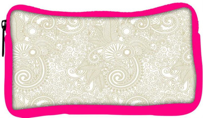 

Snoogg Eco Friendly Canvas Abstract Golden Design Designer Student Pen Pencil Case Coin Purse Pouch Cosmetic Makeup Bag (PINK) Pouch(Multicolor)
