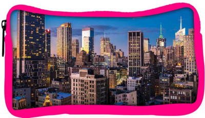 

Snoogg Eco Friendly Canvas Abstract Tall Buildings Designer Student Pen Pencil Case Coin Purse Pouch Cosmetic Makeup Bag (PINK) Pouch(Multicolor)