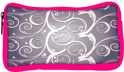 

Snoogg Eco Friendly Canvas Abstract White Grey Pattern Designer Student Pen Pencil Case Coin Purse Pouch Cosmetic Makeup Bag (PINK) Pouch(Multicolor)