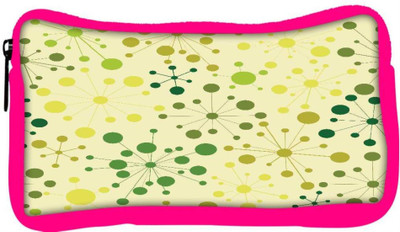 

Snoogg Eco Friendly Canvas Green Spots Designer Student Pen Pencil Case Coin Purse Pouch Cosmetic Makeup Bag (PINK) Pouch(Multicolor)