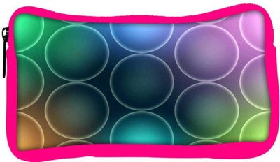 

Snoogg Eco Friendly Canvas Colorful Bubbles Designer Student Pen Pencil Case Coin Purse Pouch Cosmetic Makeup Bag (PINK) Pouch(Multicolor)