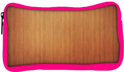 

Snoogg Eco Friendly Canvas Plain Wood Laminate Designer Student Pen Pencil Case Coin Purse Pouch Cosmetic Makeup Bag (PINK) Pouch(Multicolor)