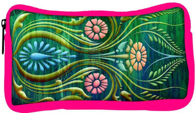 

Snoogg Eco Friendly Canvas Abstract Floral Designer Student Pen Pencil Case Coin Purse Pouch Cosmetic Makeup Bag (PINK) Pouch(Multicolor)