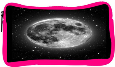 

Snoogg Eco Friendly Canvas Super Moon Student Pen Pencil Case Coin Purse Pouch Cosmetic Makeup Bag (PINK) Pouch(Multicolor)