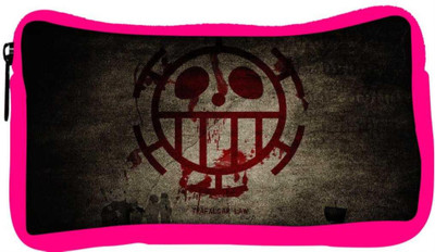 

Snoogg Eco Friendly Canvas Scary Art Designer Student Pen Pencil Case Coin Purse Pouch Cosmetic Makeup Bag (PINK) Pouch(Multicolor)