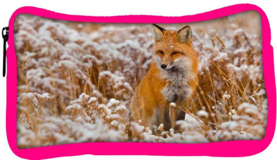 

Snoogg Eco Friendly Canvas Fox In White Garden Designer Student Pen Pencil Case Coin Purse Pouch Cosmetic Makeup Bag (PINK) Pouch(Multicolor)