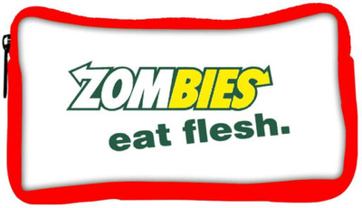 

Snoogg Eco Friendly Canvas Zombies Eat Flesh Student Pen Pencil Case Coin Purse Pouch Cosmetic Makeup Bag (RED) Pouch(Multicolor)