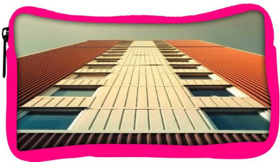 

Snoogg Eco Friendly Canvas Top Floor Student Pen Pencil Case Coin Purse Pouch Cosmetic Makeup Bag (PINK) Pouch(Multicolor)