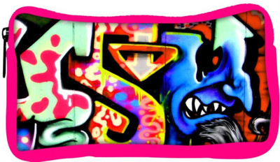 

Snoogg Eco Friendly Canvas Blue Jeeni Designer Student Pen Pencil Case Coin Purse Pouch Cosmetic Makeup Bag (PINK) Pouch(Multicolor)
