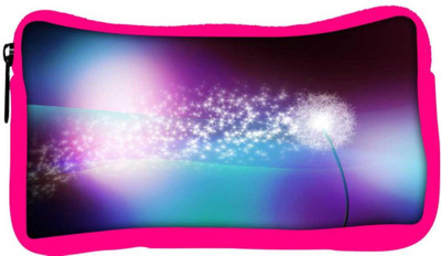 

Snoogg Eco Friendly Canvas Sparkling Petals Designer Student Pen Pencil Case Coin Purse Pouch Cosmetic Makeup Bag (PINK) Pouch(Multicolor)