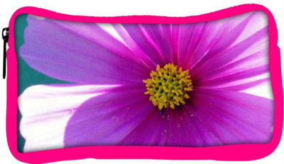 

Snoogg Eco Friendly Canvas Simple Flower Designer Student Pen Pencil Case Coin Purse Pouch Cosmetic Makeup Bag (PINK) Pouch(Multicolor)