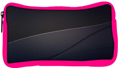

Snoogg Eco Friendly Canvas Black Pattern Design Designer Student Pen Pencil Case Coin Purse Pouch Cosmetic Makeup Bag (PINK) Pouch(Multicolor)