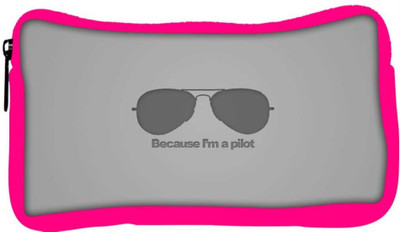 

Snoogg Eco Friendly Canvas I M A Pilot Designer Student Pen Pencil Case Coin Purse Pouch Cosmetic Makeup Bag (PINK) Pouch(Multicolor)