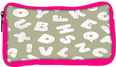 

Snoogg Eco Friendly Canvas Checks Alphabets Designer Student Pen Pencil Case Coin Purse Pouch Cosmetic Makeup Bag (PINK) Pouch(Multicolor)