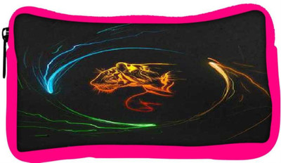 

Snoogg Eco Friendly Canvas Multicolor Tiger Student Pen Pencil Case Coin Purse Pouch Cosmetic Makeup Bag (PINK) Pouch(Multicolor)