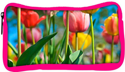 

Snoogg Eco Friendly Canvas Colorful Roses Designer Student Pen Pencil Case Coin Purse Pouch Cosmetic Makeup Bag (PINK) Pouch(Multicolor)