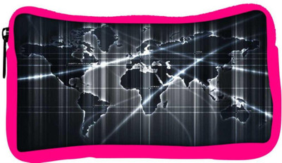 

Snoogg Eco Friendly Canvas Black Map Designer Student Pen Pencil Case Coin Purse Pouch Cosmetic Makeup Bag (PINK) Pouch(Multicolor)
