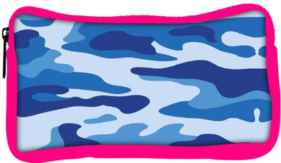 

Snoogg Eco Friendly Canvas Big Blue Camouflage 2786 Student Pen Pencil Case Coin Purse Pouch Cosmetic Makeup Bag (PINK) Pouch(Multicolor)