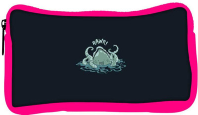

Snoogg Eco Friendly Canvas Cute Octopus Funny Designer Student Pen Pencil Case Coin Purse Pouch Cosmetic Makeup Bag (PINK) Pouch(Multicolor)