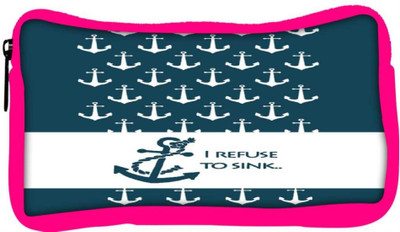 

Snoogg Eco Friendly Canvas I Refuse To Sink Student Pen Pencil Case Coin Purse Pouch Cosmetic Makeup Bag (PINK) Pouch(Multicolor)