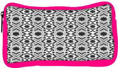 

Snoogg Eco Friendly Canvas Abstract Grey White Pattern Designer Student Pen Pencil Case Coin Purse Pouch Cosmetic Makeup Bag (PINK) Pouch(Multicolor)