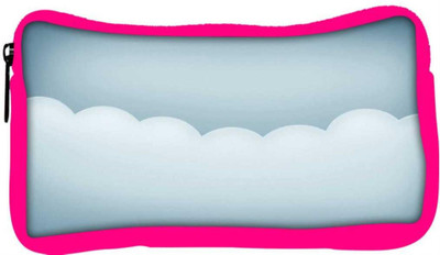 

Snoogg Eco Friendly Canvas White Clouds Designer Student Pen Pencil Case Coin Purse Pouch Cosmetic Makeup Bag (PINK) Pouch(Multicolor)