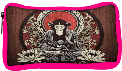 

Snoogg Eco Friendly Canvas Meditating Monkey 2656 Student Pen Pencil Case Coin Purse Pouch Cosmetic Makeup Bag (PINK) Pouch(Multicolor)