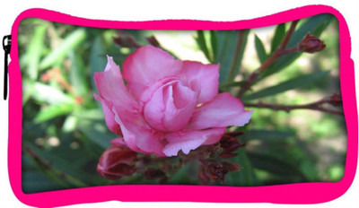

Snoogg Eco Friendly Canvas Wild Rose Flower Designer Student Pen Pencil Case Coin Purse Pouch Cosmetic Makeup Bag (PINK) Pouch(Multicolor)