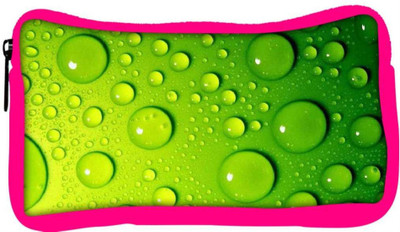 

Snoogg Eco Friendly Canvas Drops On Phone Student Pen Pencil Case Coin Purse Pouch Cosmetic Makeup Bag (PINK) Pouch(Multicolor)