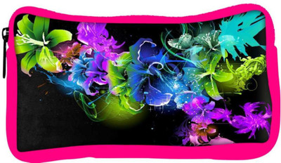 

Snoogg Eco Friendly Canvas Abstract Multicolor Flowers Designer Student Pen Pencil Case Coin Purse Pouch Cosmetic Makeup Bag (PINK) Pouch(Multicolor)
