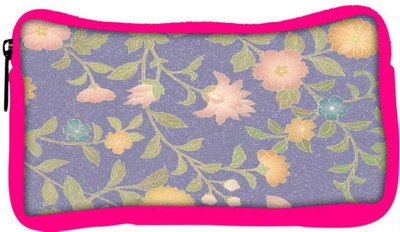 

Snoogg Eco Friendly Canvas Floral Pattern Student Pen Pencil Case Coin Purse Pouch Cosmetic Makeup Bag (PINK) Pouch(Multicolor)