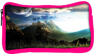 

Snoogg Eco Friendly Canvas Abstract Neon Nature Designer Student Pen Pencil Case Coin Purse Pouch Cosmetic Makeup Bag (PINK) Pouch(Multicolor)