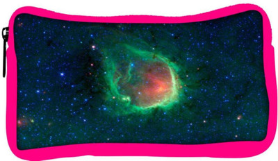 

Snoogg Eco Friendly Canvas Hole In Galaxy Designer Student Pen Pencil Case Coin Purse Pouch Cosmetic Makeup Bag (PINK) Pouch(Multicolor)