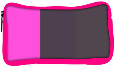 

Snoogg Eco Friendly Canvas Multicolor Pattern Designer Student Pen Pencil Case Coin Purse Pouch Cosmetic Makeup Bag (PINK) Pouch(Multicolor)