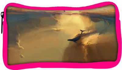 

Snoogg Eco Friendly Canvas Under Water World Designer Student Pen Pencil Case Coin Purse Pouch Cosmetic Makeup Bag (PINK) Pouch(Multicolor)