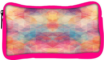 

Snoogg Eco Friendly Canvas Cube Spaces Student Pen Pencil Case Coin Purse Pouch Cosmetic Makeup Bag (PINK) Pouch(Multicolor)