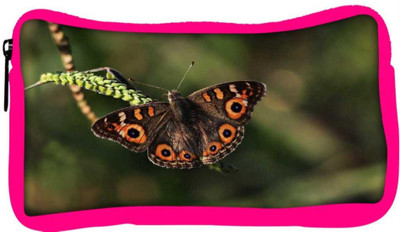 

Snoogg Eco Friendly Canvas Brown Butterfly Designer Student Pen Pencil Case Coin Purse Pouch Cosmetic Makeup Bag (PINK) Pouch(Multicolor)