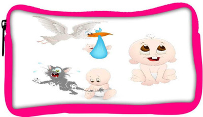 

Snoogg Eco Friendly Canvas Cute Baby Vectors Student Pen Pencil Case Coin Purse Pouch Cosmetic Makeup Bag (PINK) Pouch(Multicolor)