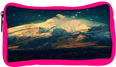 

Snoogg Eco Friendly Canvas Night In The Everest Student Pen Pencil Case Coin Purse Pouch Cosmetic Makeup Bag (PINK) Pouch(Multicolor)