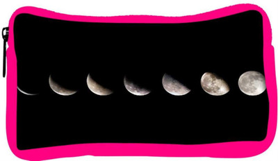

Snoogg Eco Friendly Canvas Shades Of Moon Designer Student Pen Pencil Case Coin Purse Pouch Cosmetic Makeup Bag (PINK) Pouch(Multicolor)