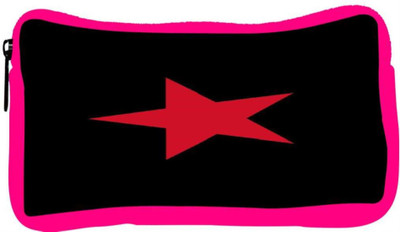 

Snoogg Eco Friendly Canvas Pink Star On Black Wall 2895 Student Pen Pencil Case Coin Purse Pouch Cosmetic Makeup Bag (PINK) Pouch(Multicolor)
