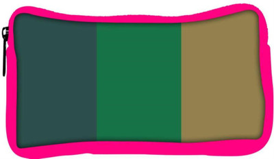 

Snoogg Eco Friendly Canvas Multicolor Pattern Designer Student Pen Pencil Case Coin Purse Pouch Cosmetic Makeup Bag (PINK) Pouch(Multicolor)