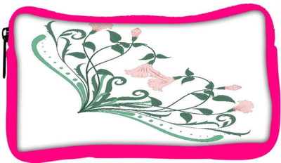 

Snoogg Eco Friendly Canvas Corner Flourish Frame Student Pen Pencil Case Coin Purse Pouch Cosmetic Makeup Bag (PINK) Pouch(Multicolor)